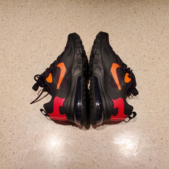 🆕️ NEW Nike Air Max 270 React 'Black Magma Orange' 🍊 - Picture 6 of 14
